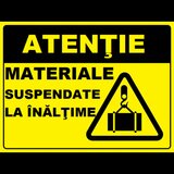 Placuta pentru materiale suspendate la inaltime